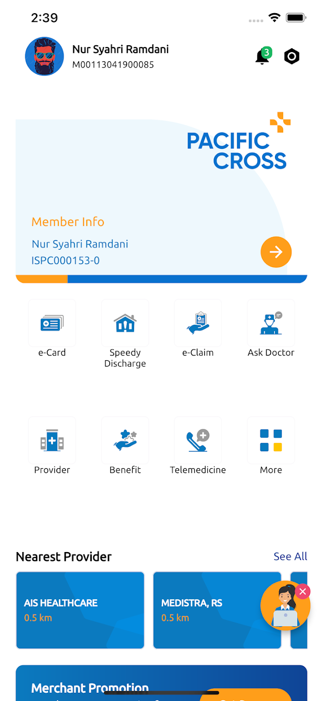Pasific Cross Mobile